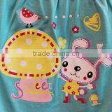 Wholesale Fashion Baby Knitted Pajama Printed Cap Sleeve Top +Long Pan Girls 2 Pcs Set TP-7711 thumbnail-3