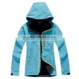 OEM ODM Customize Brand Women Outer Sports Polyester Soft Shell Jacket thumbnail-4