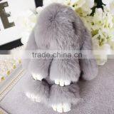Lovely Rabbit Fur Rabbit Keychain Charm Pendant Keychains Fashion Jewelry Toy Doll Hanging Pendant Accessories Gift thumbnail-6