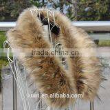 2016 Top Fashion Solid New Winter Scarf Women Fox Fur Collar Fox Raccoon Caps Article Fake Warm Scarves Shawls thumbnail-5