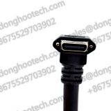 PoCL Right Angle Mini Camera Link Cable Assemblies with L type 90 degree MDR 26Pin Male Connector