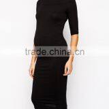 New Look Maternity 3/4 Sleeve Bardot Dress 2015 thumbnail-2