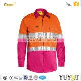 2 TONE 3M TAPED COOL HI VIS LIGHTWEIGHT SHIRT thumbnail-1
