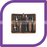 Hans Kniebes Luxury 6 Piece Nubuck Leather Manicure Set thumbnail-1