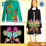 Wholesale 3D Blue Lace Patch Fabric Peony Applique Computer Embroidered Flower Stage Clothes Diy Accessories thumbnail-3