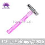 Pink Color Beautiful Design Twin Blade Disposable Razor thumbnail-1