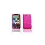 Pink HTC Salsa Silicone Protective Cell Phone Cover Cases thumbnail-1