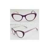 Lightweight Purple Acetate Women Eyeglasses Frames