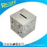 Zinc Alloy Square Coin Bank