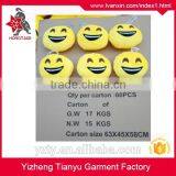 8cm Custom Yellow Soft Emoji Plush Keychain thumbnail-5