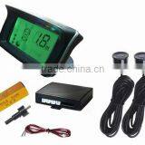 2 Sensors Colorful LCD Car Parking Sensors LCD Display Monitor Car Parking Sensor System