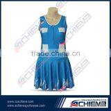 Latest Dress Designs for Women Netball Uniform Wholesale Custom School Netbal Dress Design thumbnail-3