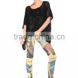 New Spring European Style Leggings Stretch Cleopatra Pattern Pantyhose Leggings