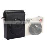 Wholesale Dropshipping Full Body Camera PU Leather Case Bag With Strap for Panasonic LF1