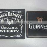 Personalized Square Soft Pvc Beer Drink Pad and Cup Stacking Mat thumbnail-2