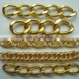 Hot sale 18K plated gold chain for men and women handbag decoration