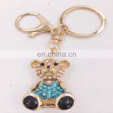Fashion Cute Crystal Rhinestone Bear Shape Key Chain