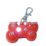 Custom Shape Pet Losting With LED Flashlight Keychain thumbnail-2