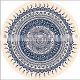 Eco Friendly Round Suede Natural Rubber Yoga Mat thumbnail-1