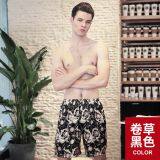 Silk Pajamas Men's Spring and Summer Suits Home Service Shorts thumbnail-1