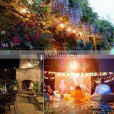 Connectable Garden Party Patio Cafe Black Cable With E27 Hanging Socket Lamp LED Globe Outdoor Led Bulb Light Strings thumbnail-4