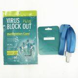 2020 Hot Prodcut Sterilizer Card English Version Virus Shut Out Card for Daily Protection