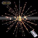 200 LED Copper Wire Firework Lights,Battery Operated Starburst Light With Remote,8 Modes String Fairy Lights thumbnail-3