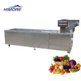Fully Automatic Continuously Leafy Vegetable Fruit Lettuce Cabbage Bubble Washing Cleaning Machine With Ozone thumbnail-1