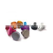 Anodized Aluminum Screw m3 Knurled Thumb Screw Diamond Thumb Screw