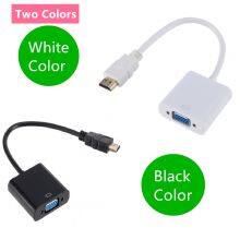 HD 1080P HDMI To VGA Cable Converter HDMI Male To VGA Famale Converter Adapter Digital Analog for Tablet laptop PC TV