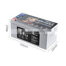 Customized Rechargeable Lithium Ion Lifepo4 12v 200ah 12v Deep Cycle Battery for RV