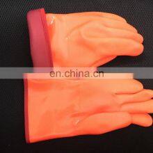 Fluorescent Orange -60 Degree Extreme Cold Resistant Low Temperature Gloves Liquid Nitrogen Vaccine Transportation Water-proof thumbnail-3