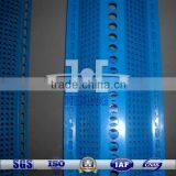 Powder coated perforated metal bending type