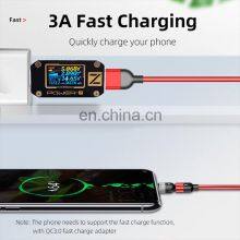 540 Degree Free Rotating L-shape Portable 3 In 1 Phone Charge Usb Cable thumbnail-3