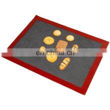 Cheap price 24 cm non-stick silicone baking mat round microwave cooking sheet