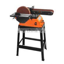 LIVTER BD6100 Industrial-grade Table Electric Grinder, Belt Machine, Woodworking Metal Burr Grinding and Polishing Machine