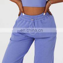 Custom Workout Adjustable Blank Jogger Pants Women Side Pockets Gym Sports Leggings thumbnail-2