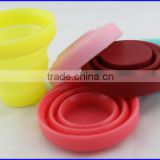 Durable Soft and Flexible Candy Color Collapsible SiliconeFolding Mug Cup