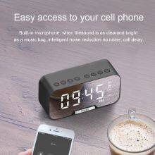 All New Clock Wireless Speaker High Definition Mirror Portable Waterproof Smart Mini Speaker thumbnail-3