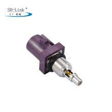 RF Coaxial Connector FAKRA Male Connector With Thread D Type Purple thumbnail-2