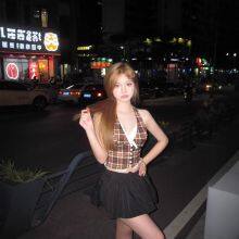 Summer New Style Fashionable and Sexy French-style Sweet Retro Checkered Neckless Backless Top thumbnail-2