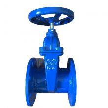 DIN 2'' DN50 PN16 GG25 Cast Iron Ductile Iron GGG40 Flange Gate Valve EPDM Soft Seal Non-Rising Stem Gate Valve thumbnail-1