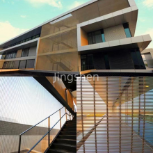 Metal Wire Mesh Woven Partition Wall for Building Exterior Curtain Walls, Stainless Steel Decorative Mesh for Hanging Panels thumbnail-5