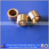 Oil impregnated powdered metal copper base plain sleeve bearings