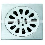 Promotion high quality stainless steel square floor drain,stocked product,very cheap price