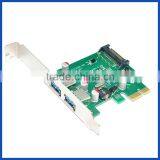 2 Port USB 3.0 Super Speed PCI-E x1 Expansion Controller Card Quality Choice
