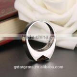 1.5CT Genuine Smoky Quartz Ring Cheap Gemstone 925 Sukver Jewelry Men's Ring thumbnail-6