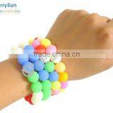 2016 Special Offer Silicone Promotional Gift /bead Bracelet thumbnail-1