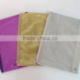 Osini Custom Glittering 3-ring Binder Pvc Plastic Bag Cosmetic / Pencil / Zipper / Plastic for Girls &traving &school thumbnail-2