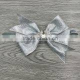 Wholesale Sequins Hair Bow Elastic Baby Headband Girls Accessories Supplier's Choice thumbnail-6
